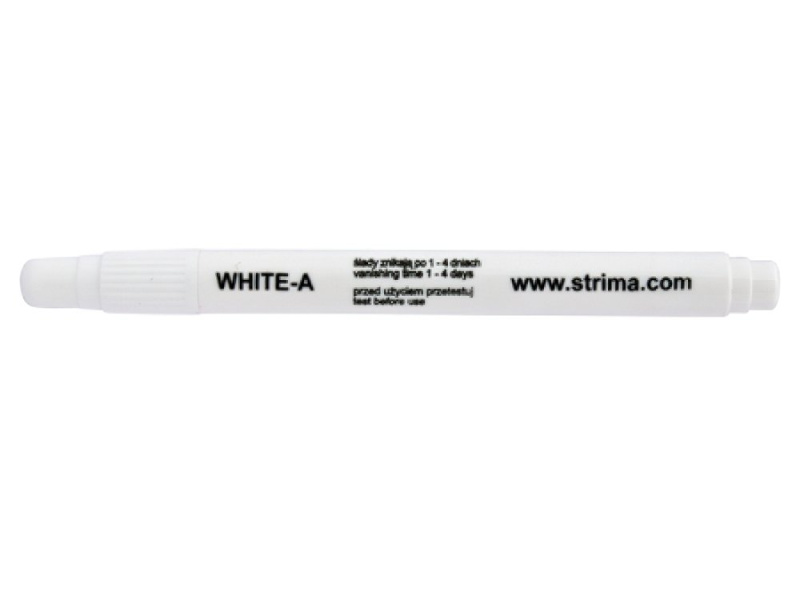 STRIMA Sublimační tužka / mizící fix na látky WHITE-A, bílá, 96 hodin
