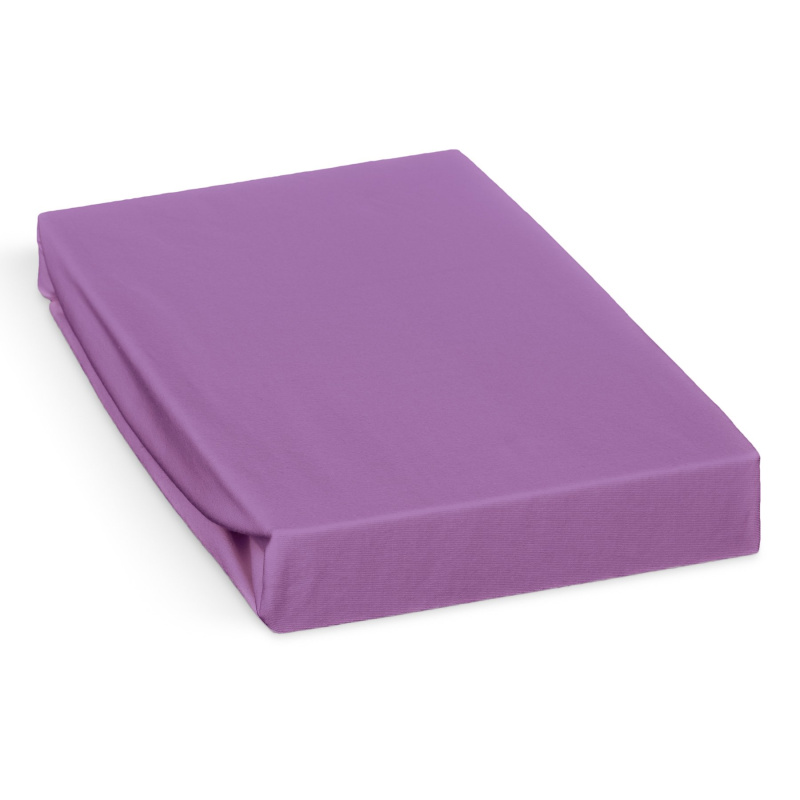 Polášek jersey prostěradlo 80x160cm, světle fialové