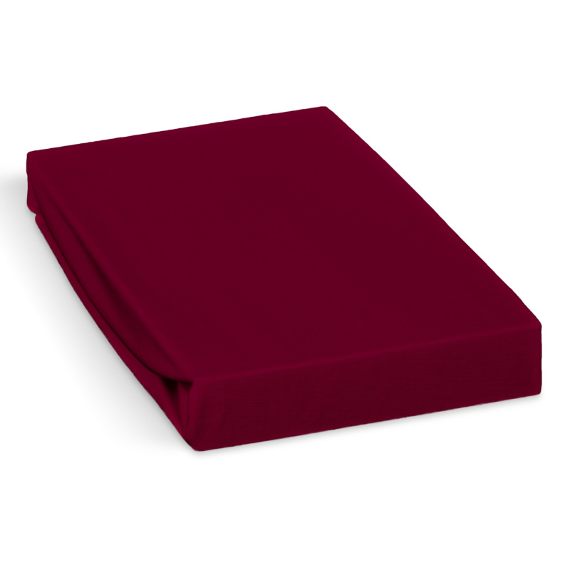 Polášek jersey prostěradlo 80x160cm, vínové
