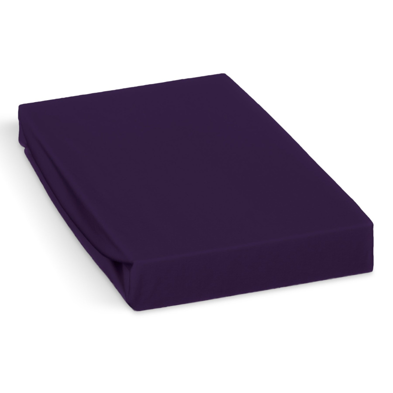 Polášek jersey prostěradlo 80x160cm, tmavě fialové