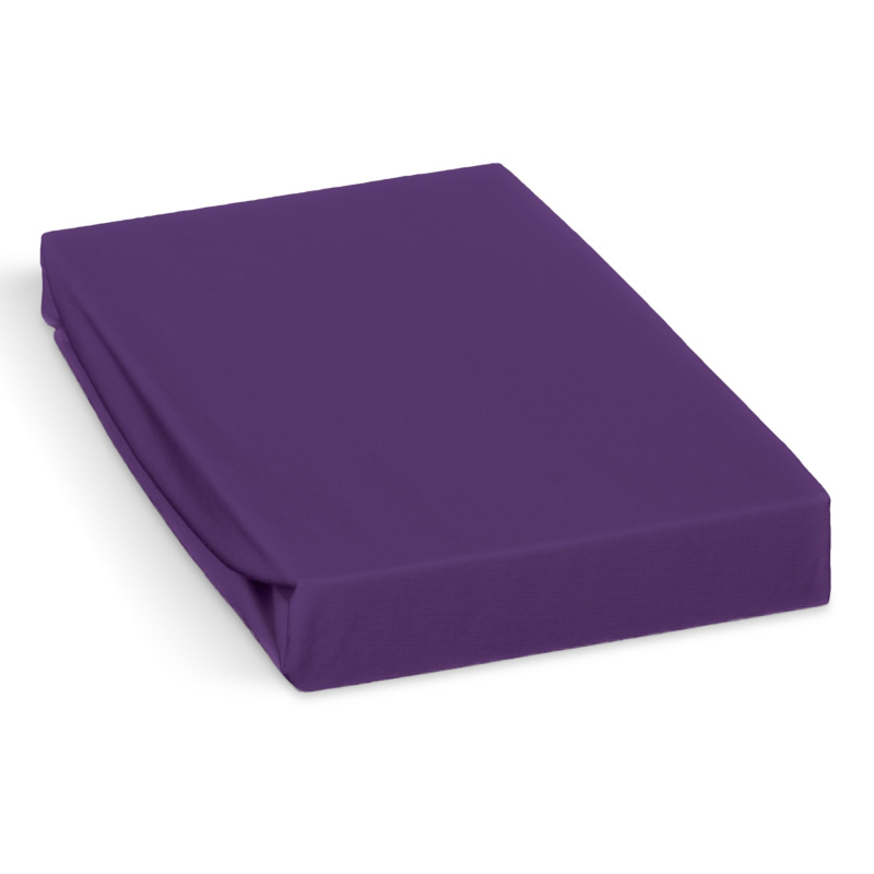 Polášek jersey prostěradlo 160x200cm, fialové
