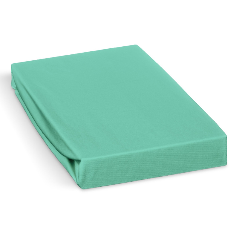 Polášek jersey prostěradlo 80x160cm, zeleno-modré