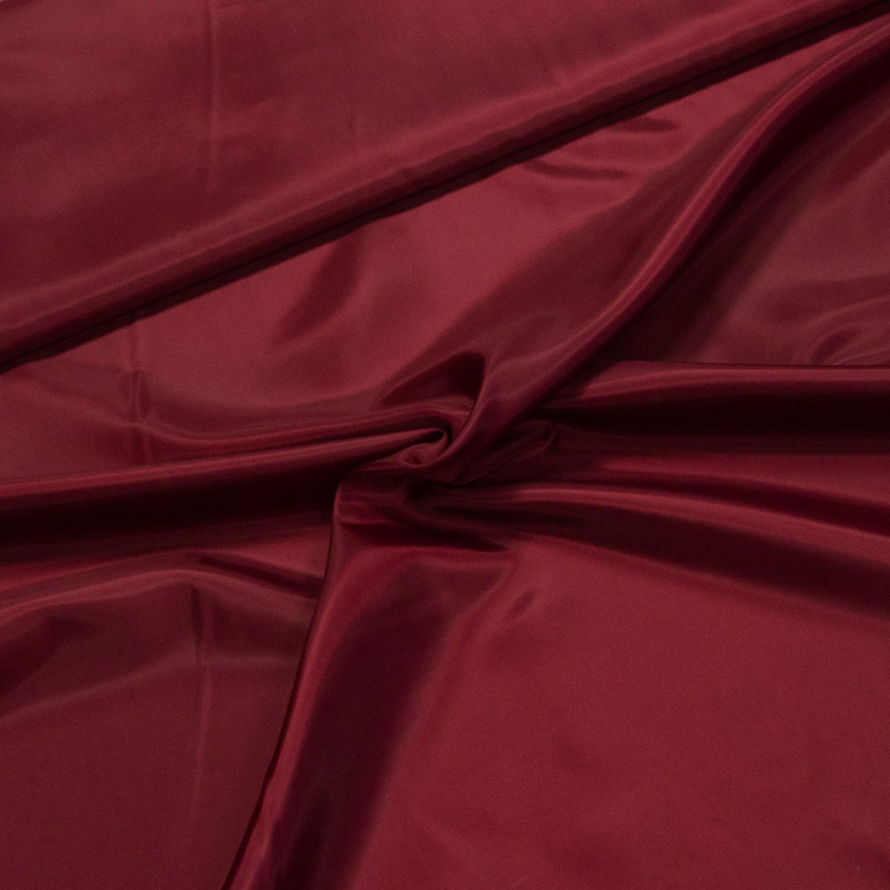 Podšívka polyesterová 09, jednobarevná bordó, š.150cm (látka v metráži)