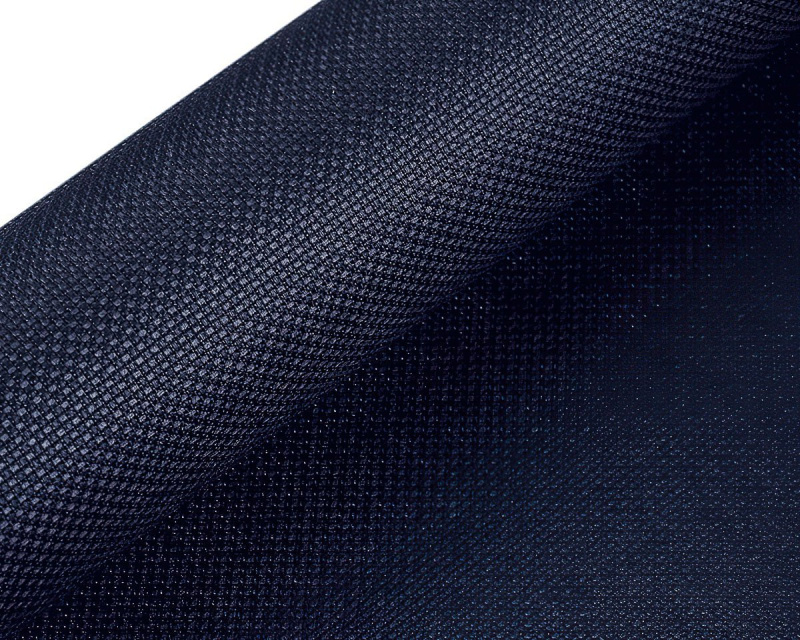 Stoklasa Vyšívací látka KANAVA 5 jednobarevná tmavě modrá 380634/9, š.50cm (látka v metráži)