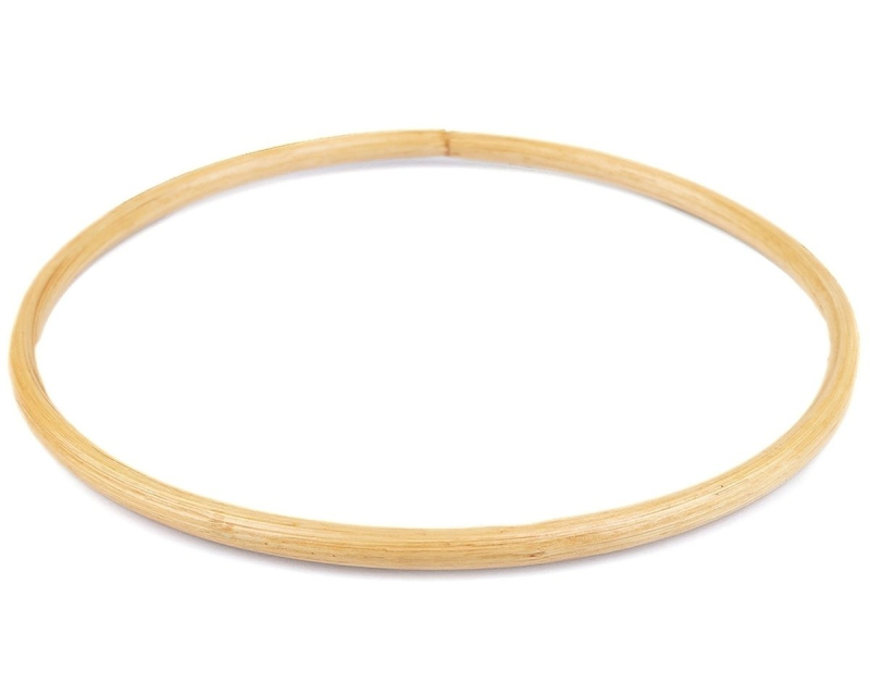 Stoklasa Bambusová ucha na tašky, kruh na lapač snů 780264, světlý, průměr 20cm