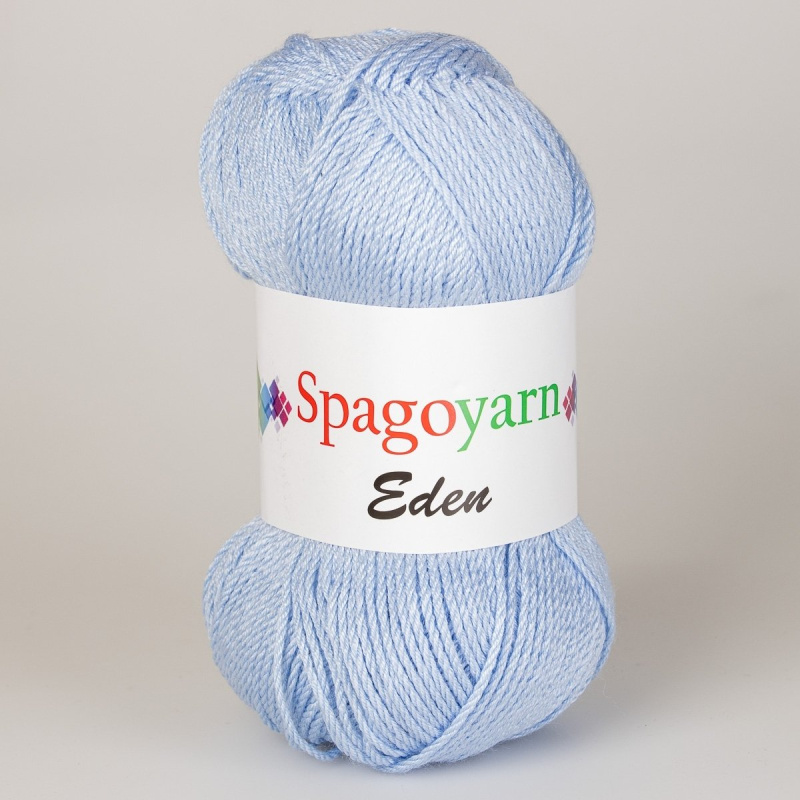Pletací příze Vlnika EDEN 2697 světle modrá, klasická, 100g/200m