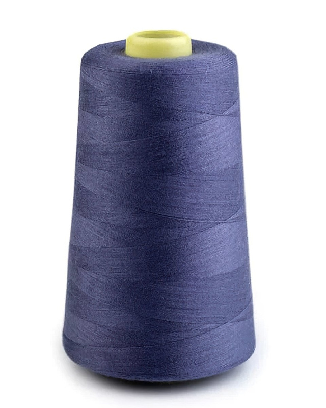 NTF univerzální poylesterová oděvní nit pro overlocky/průmyslové/klasické šicí stroje, 734 modrá denim, návin 5000yd (4572m)
