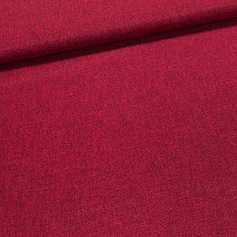 Směsové plátno EDGAR 34 vínový melír, š.140cm (látka v metráži)