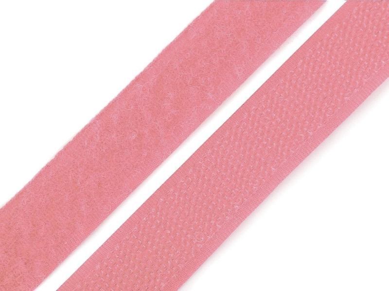 Stoklasa Suchý zip háček + plyš 740843 světle růžový, šířka 2cm (v metráži)