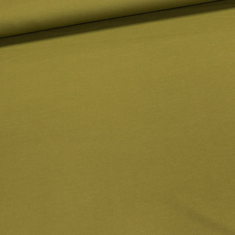 Směsový úplet PUNTO TWILL 22594, jednobarevný olivový, š.145cm (látka v metráži)