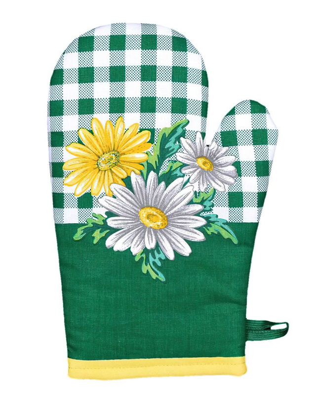 Frobyt Kuchyňská chňapka GERBERA, zelená, 28x18cm