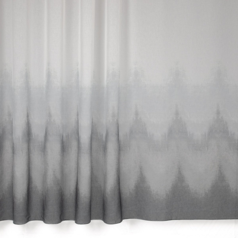 Rand záclona polyesterový batist MURIEL/5, duhová šedá, s olůvkem, výška 160cm (v metráži)