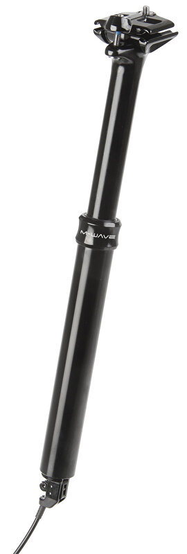 teleskopická sedlovka M-WAVE 31,6/420 mm zdvih 125 mm Barva: Černá, Velikost: 31,6 mm