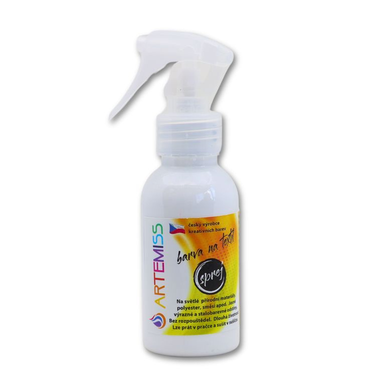 Barva na textil ve spreji bílá - 110 g
