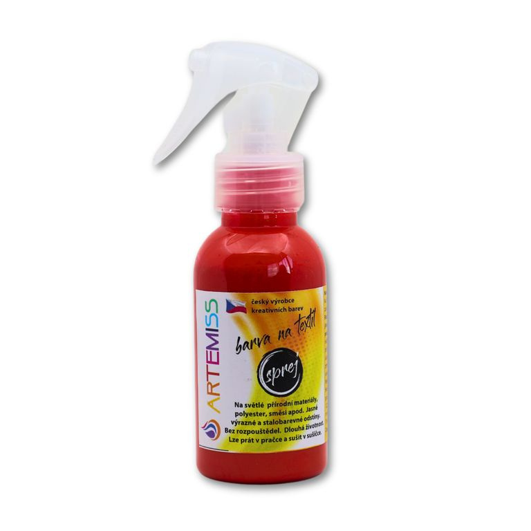 Barva na textil ve spreji červená - 110 g