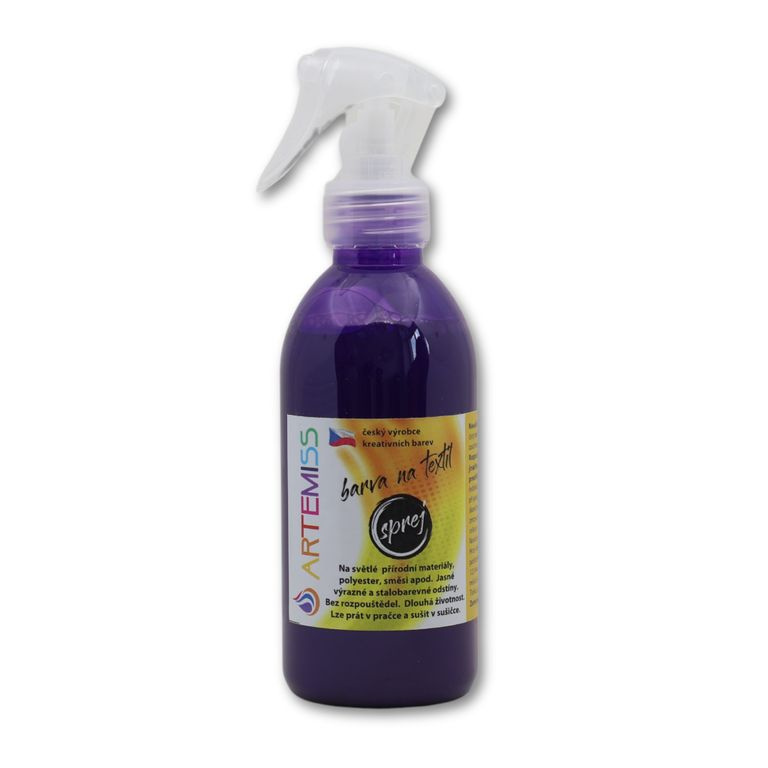 Barva na textil ve spreji fialová - 250 g