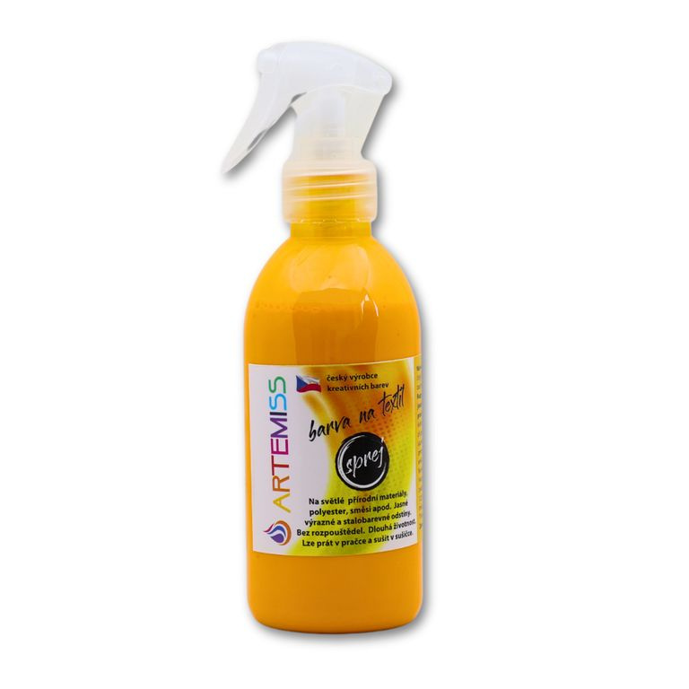 Barva na textil ve spreji pomerančová - 250 g
