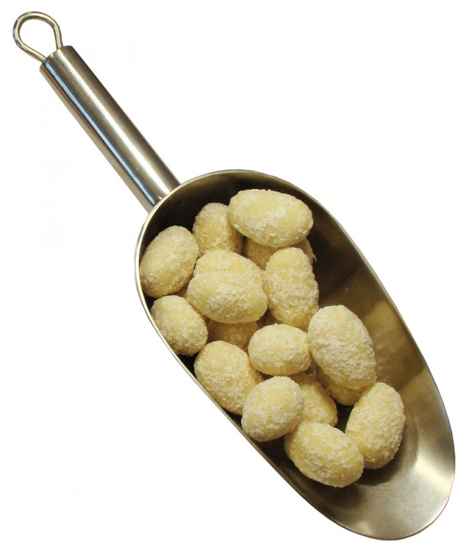 Mandle v bílé čokoládě a kokosu 250g