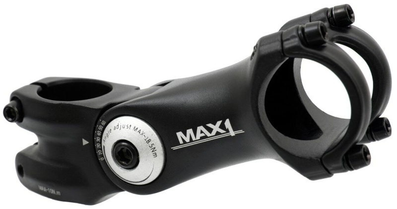 stavitelný představec MAX1 105/60°/31,8 mm černý Barva: Černá, Velikost: 31,8