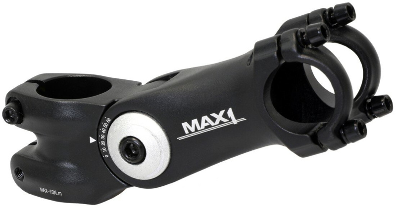 stavitelný představec MAX1 105/60°/25,4 mm černý Barva: Černá, Velikost: 25,4
