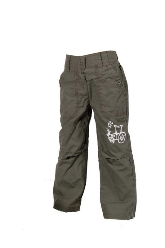 kalhoty roll up, Bugga, PD340, zelená - 80 | 1rok