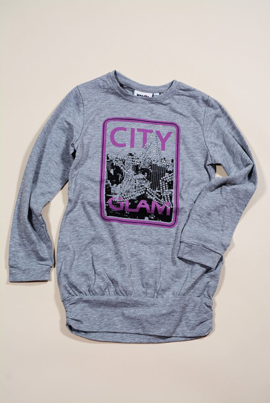 triko dl. rukáv, Wendee, FS39130-1, šedá - 104 | 4roky