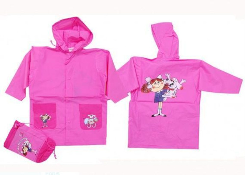 Pláštěnka Káťa a Škubánek, Pidilidi, PL0025, růžová - 116 | 6let