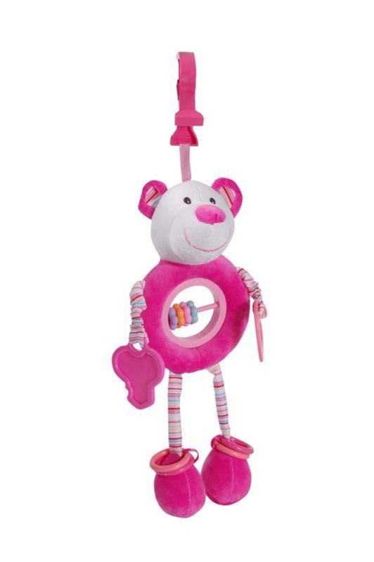 Baby hračka s tvary a klipem, Pidilidi, 5029, růžová