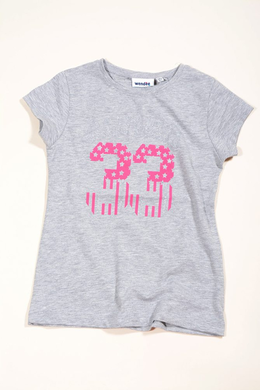 triko dívčí bez rukávů, Wendee, OZ102457-1, šedá - 98 | 3roky