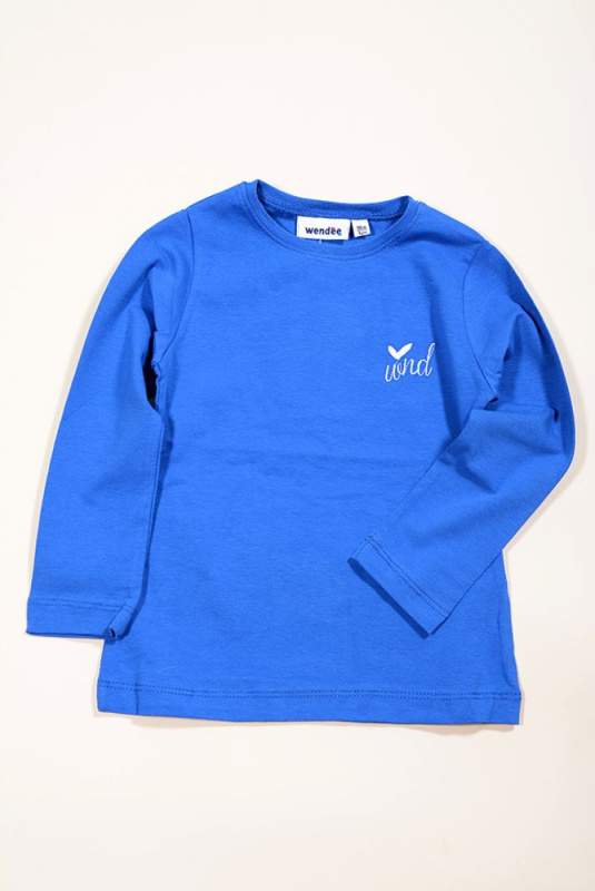 triko s dlouhým rukávem, Wendee, OZ102440-2, modrá - 134 | 9let