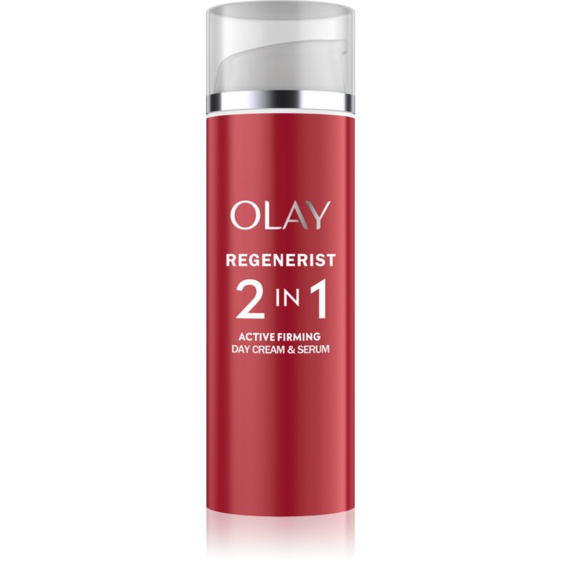 Olay Regenerist 2 in 1 Day Cream & Serum zpevňující denní krém a sérum proti vráskám 2 v 1 50 ml