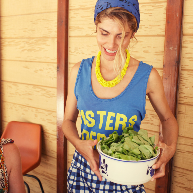 SISTERS DEPARTMENT Dámský top blue - Sisters dept. Velikost: M