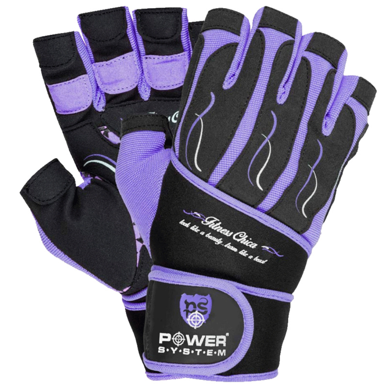 Power System Rukavice Fitness Chica fialové - XS