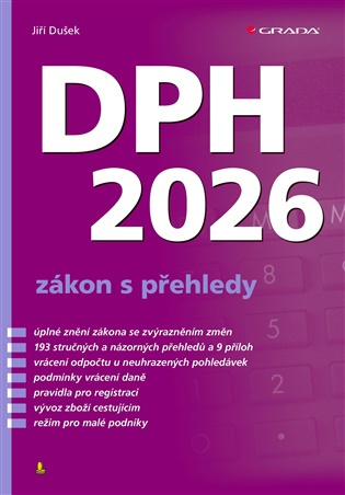 DPH 2026 - zákon s přehledy
