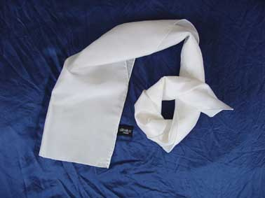 Hedvábná šála pongé 180x45cm