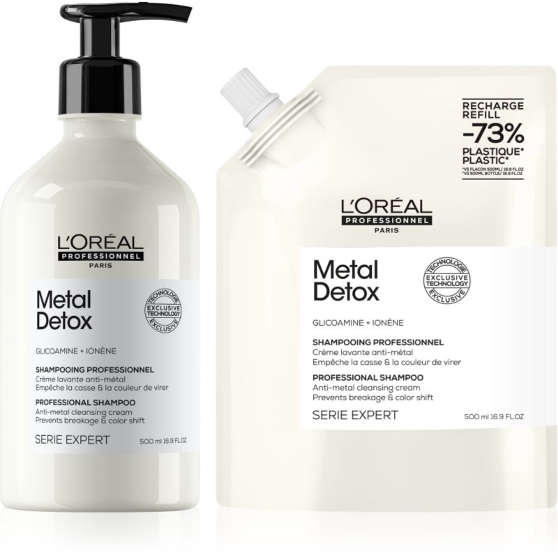L’Oréal Professionnel Serie Expert Metal Detox výhodné balení pro poškozené vlasy