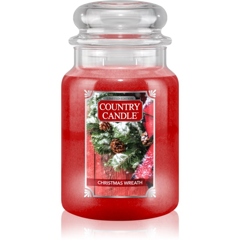 Country Candle Christmas Wreath vonná svíčka 737 g