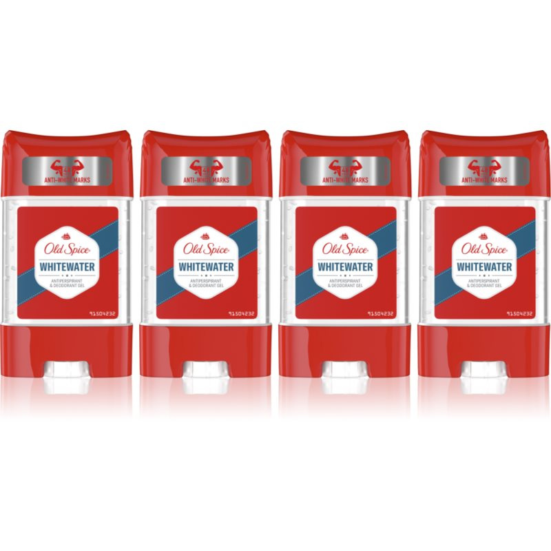Old Spice Whitewater výhodné balení gelových antiperspirantů pro muže