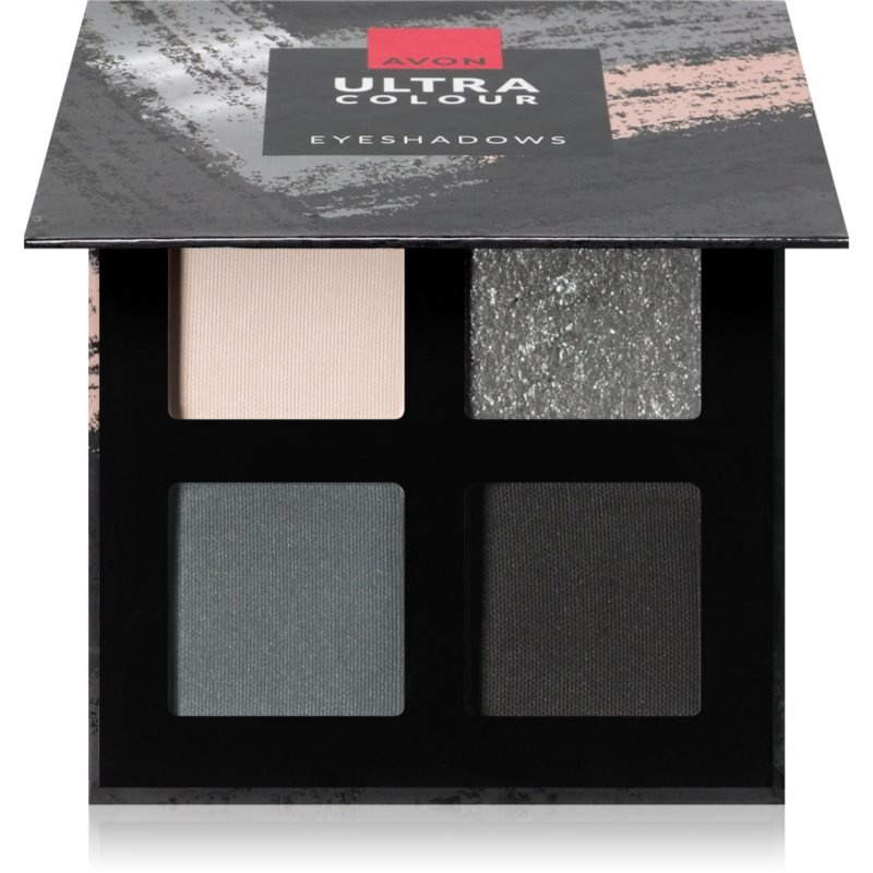 Avon Ultra Quatro paletka očních stínů odstín Silver 2.8 g