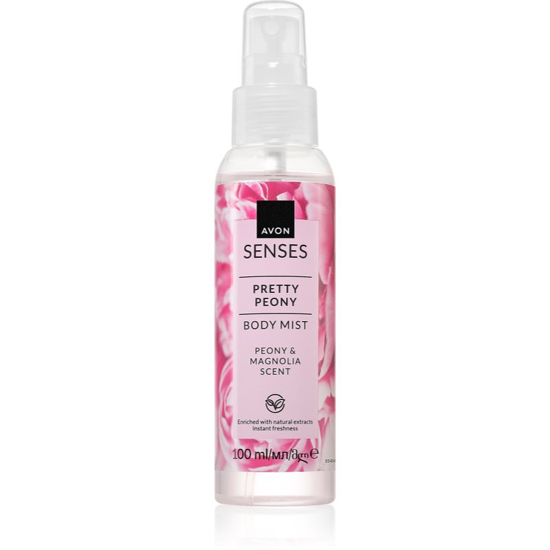 Avon Senses Pretty Peony & Magnolia osvěžující tělový sprej 100 ml