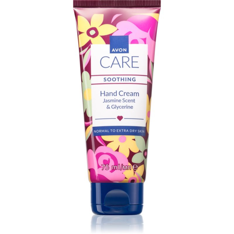 Avon Care Jasmine Scent & Glycerine krém na ruce s hydratačním účinkem 75 ml
