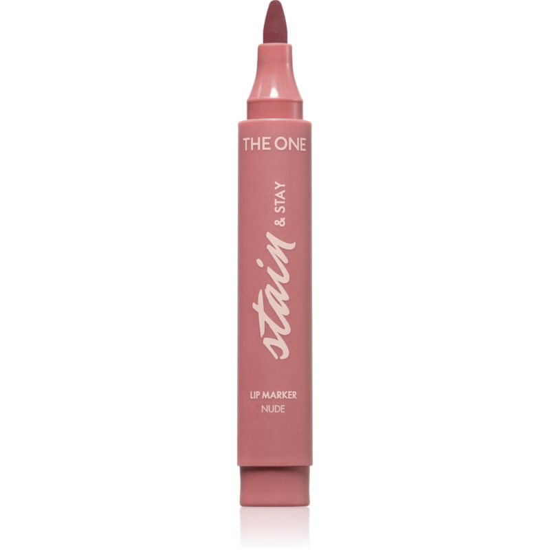 Oriflame The One Stain & Stay dlouhotrvající rtěnka ve fixu odstín Nude 2.5 g
