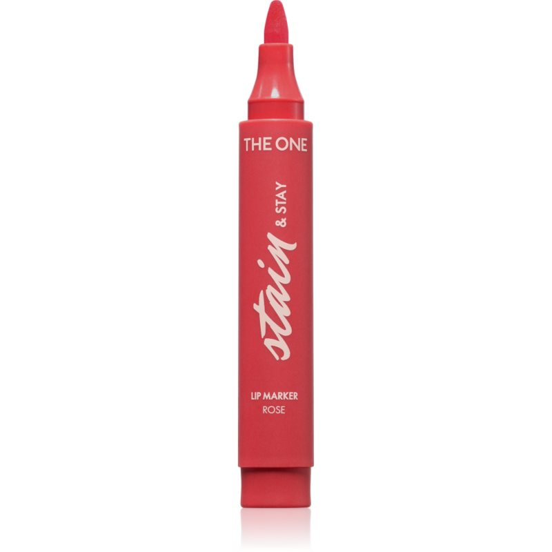 Oriflame The One Stain & Stay dlouhotrvající rtěnka ve fixu odstín Rose 2.5 g