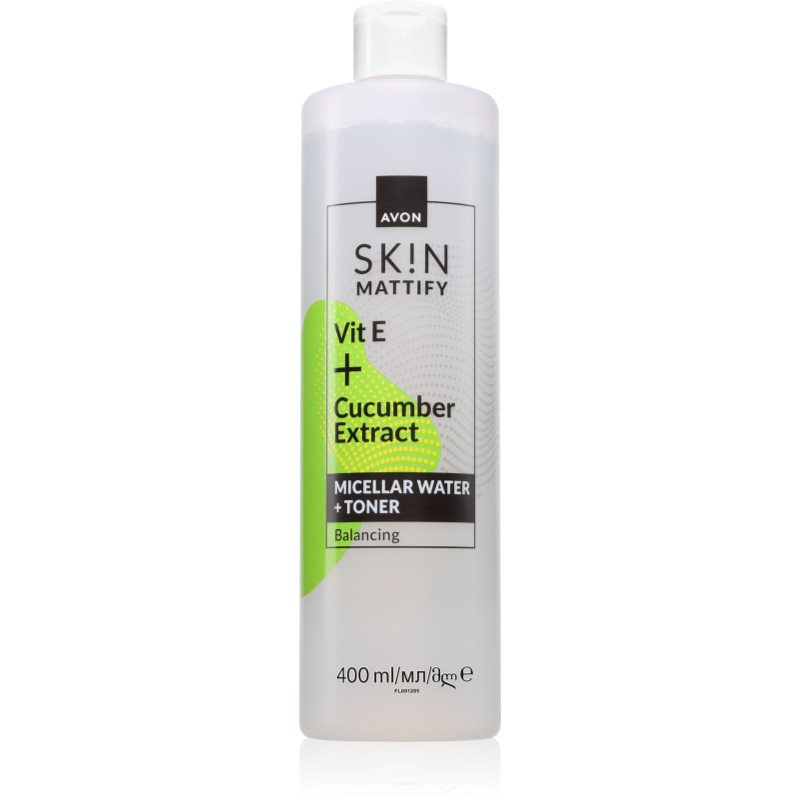 Avon Sk!n Mattify micelární voda 2 v 1 400 ml