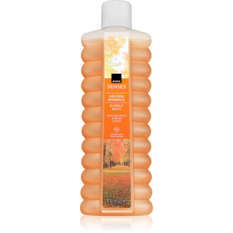 Avon Senses Golden Embrace koupelová pěna 1000 ml
