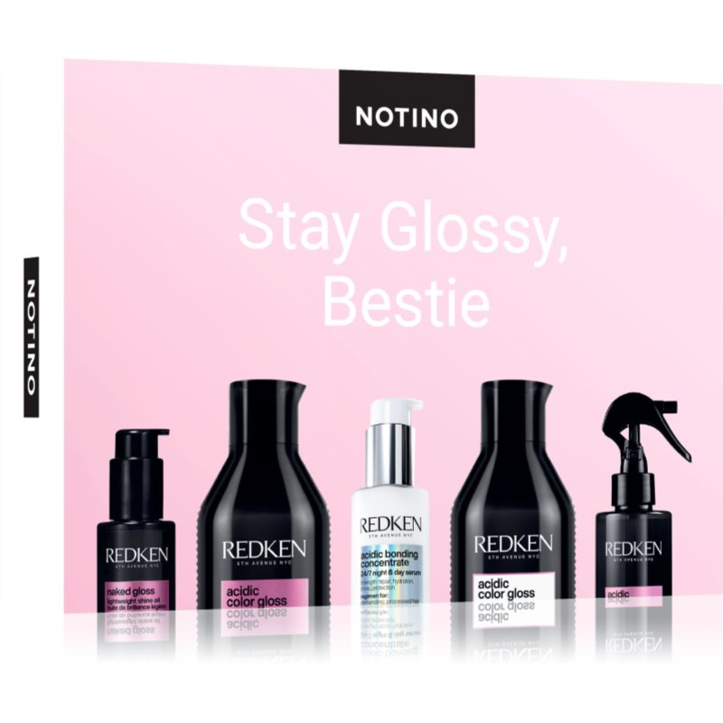 Beauty Discovery Box Notino Stay Glossy, Bestie sada pro všechny typy vlasů