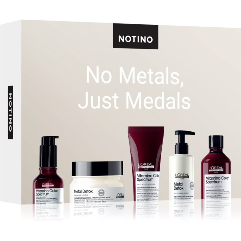 Beauty Discovery Box Notino No Metals, Just Medals sada pro všechny typy vlasů