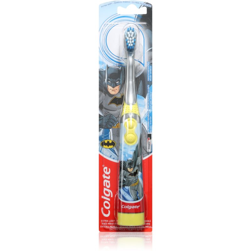 Colgate Batman Extra Soft bateriový dětský zubní kartáček 1 ks