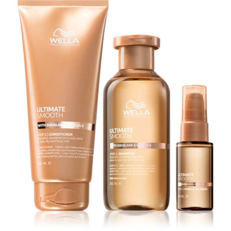 Wella Professionals Ultimate Smooth Set sada pro lesk a hebkost vlasů
