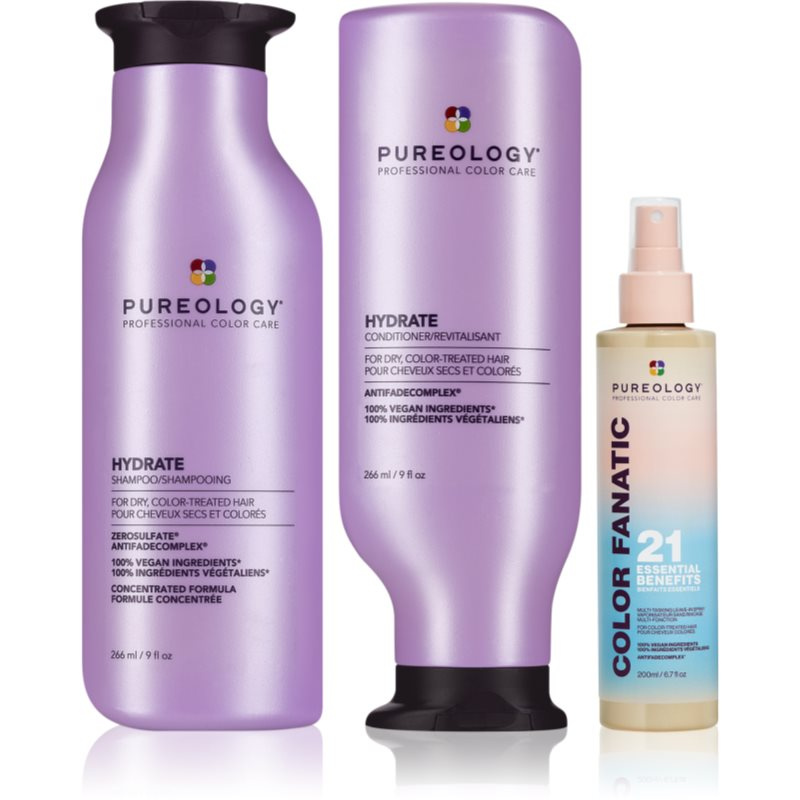 Pureology Hydrate full routine sada pro hydrataci a lesk pro všechny typy vlasů